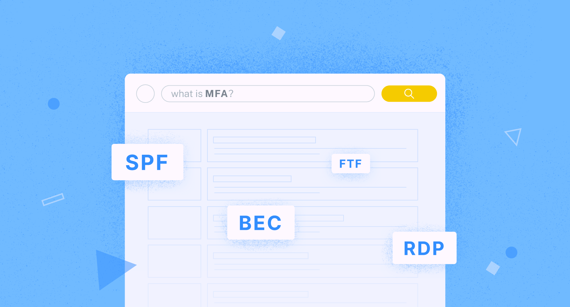 Featured Image for Cybersecurity alphabet soup: FTF, RDP, MFA (2FA), BEC, and SPF