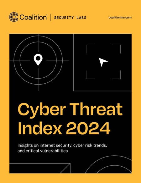 Title Page of Cyber Threat Index 2024