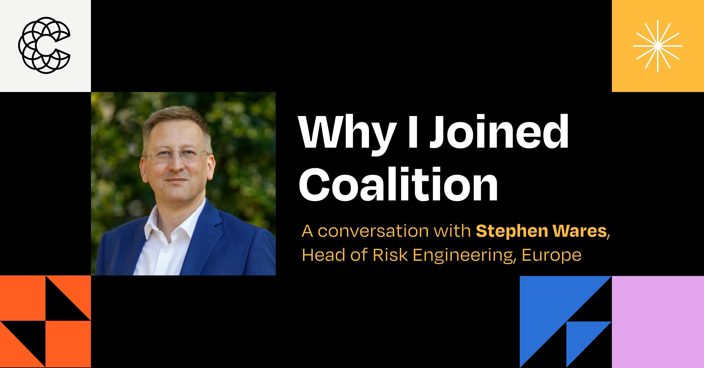 Blog: Coalition’s unshakeable mission: why I joined  (Stephen Wares)